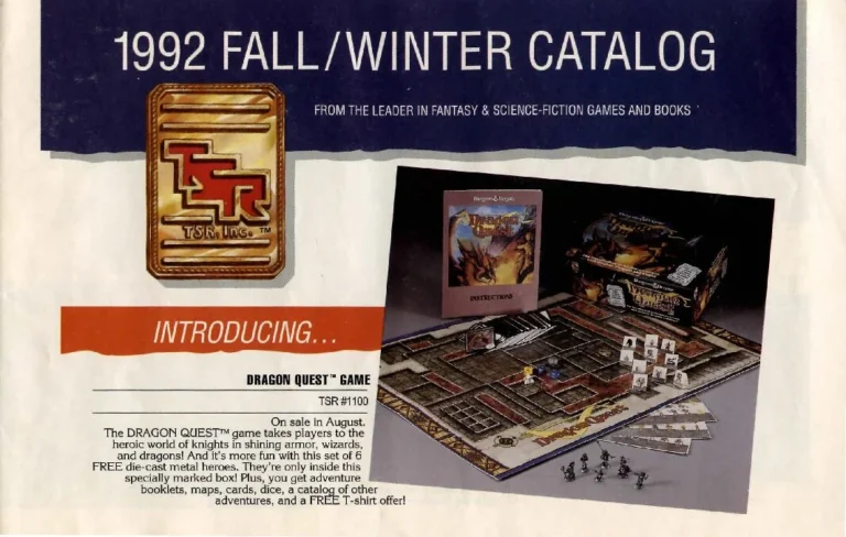 1992 TSR Catalog