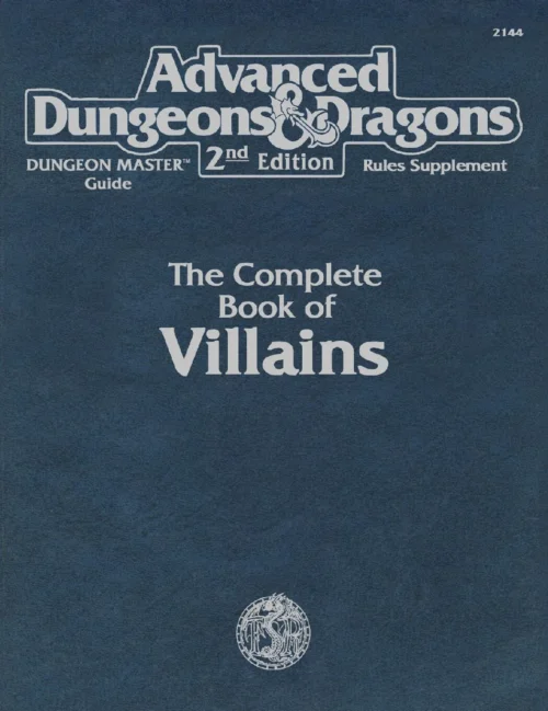 DMGR6 - The Complete Book of Villains