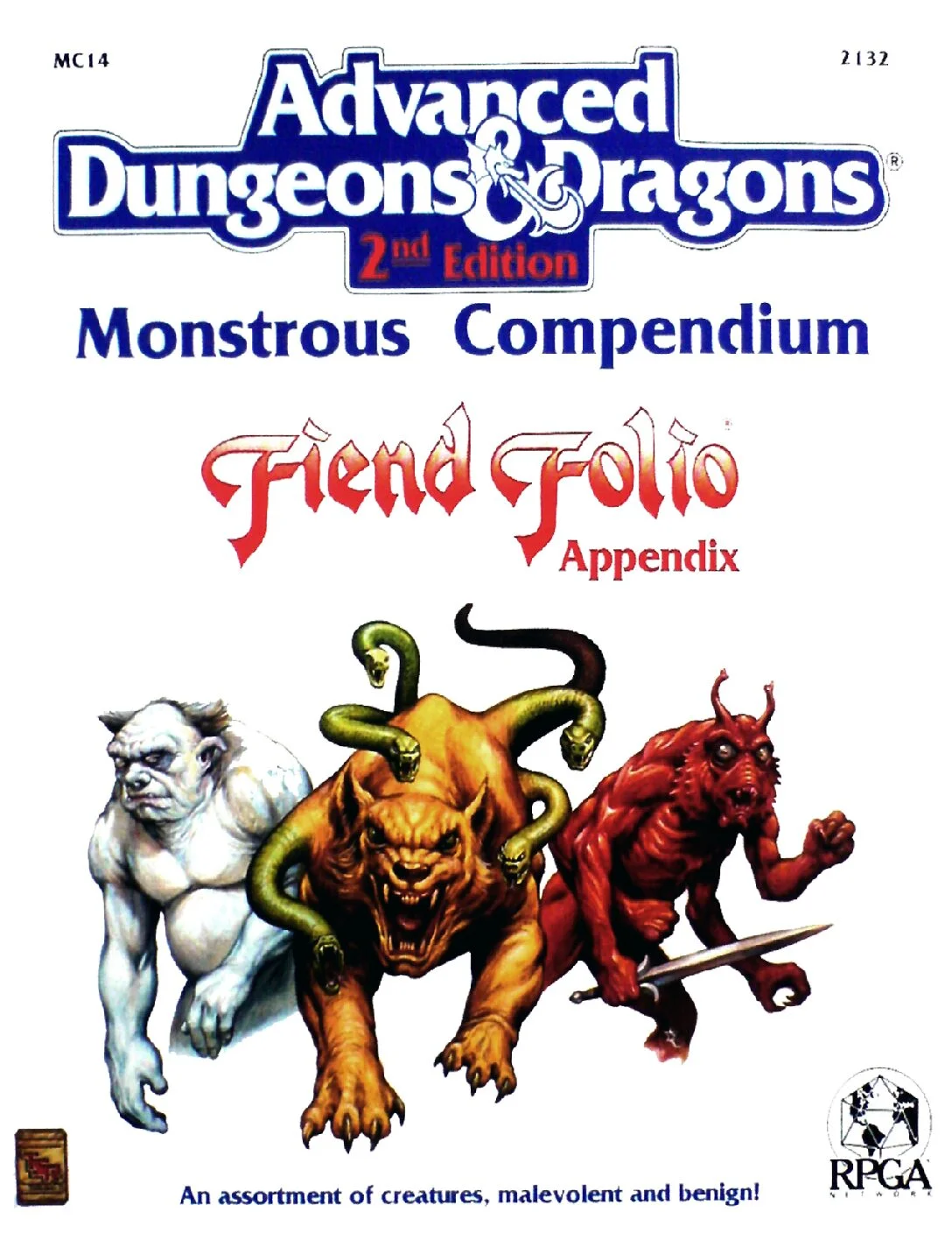 MC14 - Monstrous Compendium - Fiend Folio Appendix