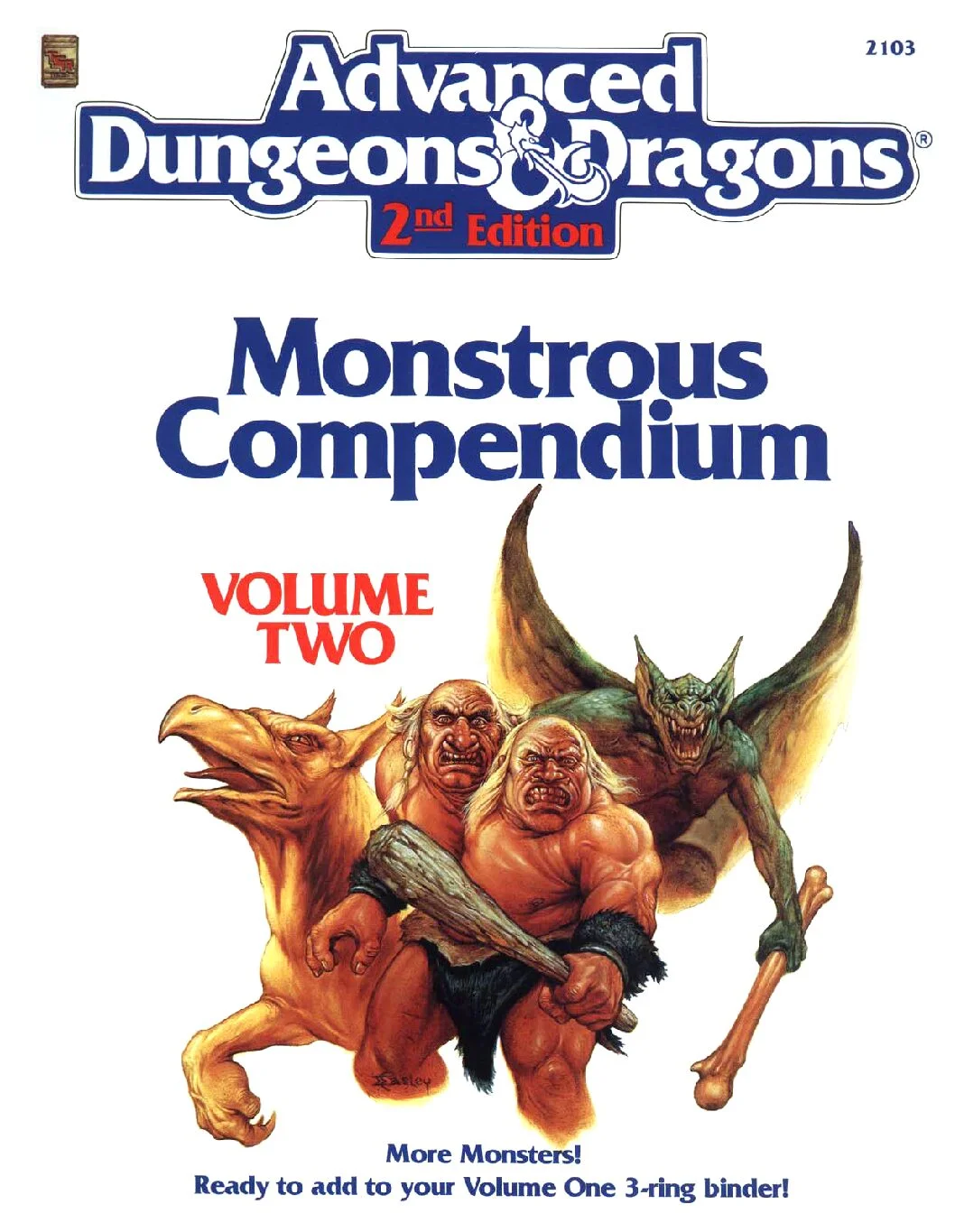 MC2 - Monstrous Compendium Volume 2