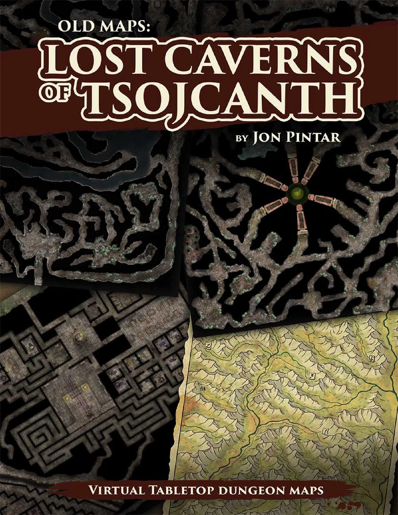 Old Maps - Lost Caverns of Tsojcanth
