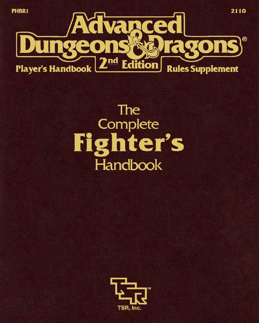 PHBR1 - The Complete Fighter's Handbook