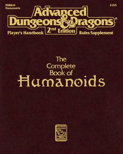 PHBR10 - The Complete Book of Humanoids