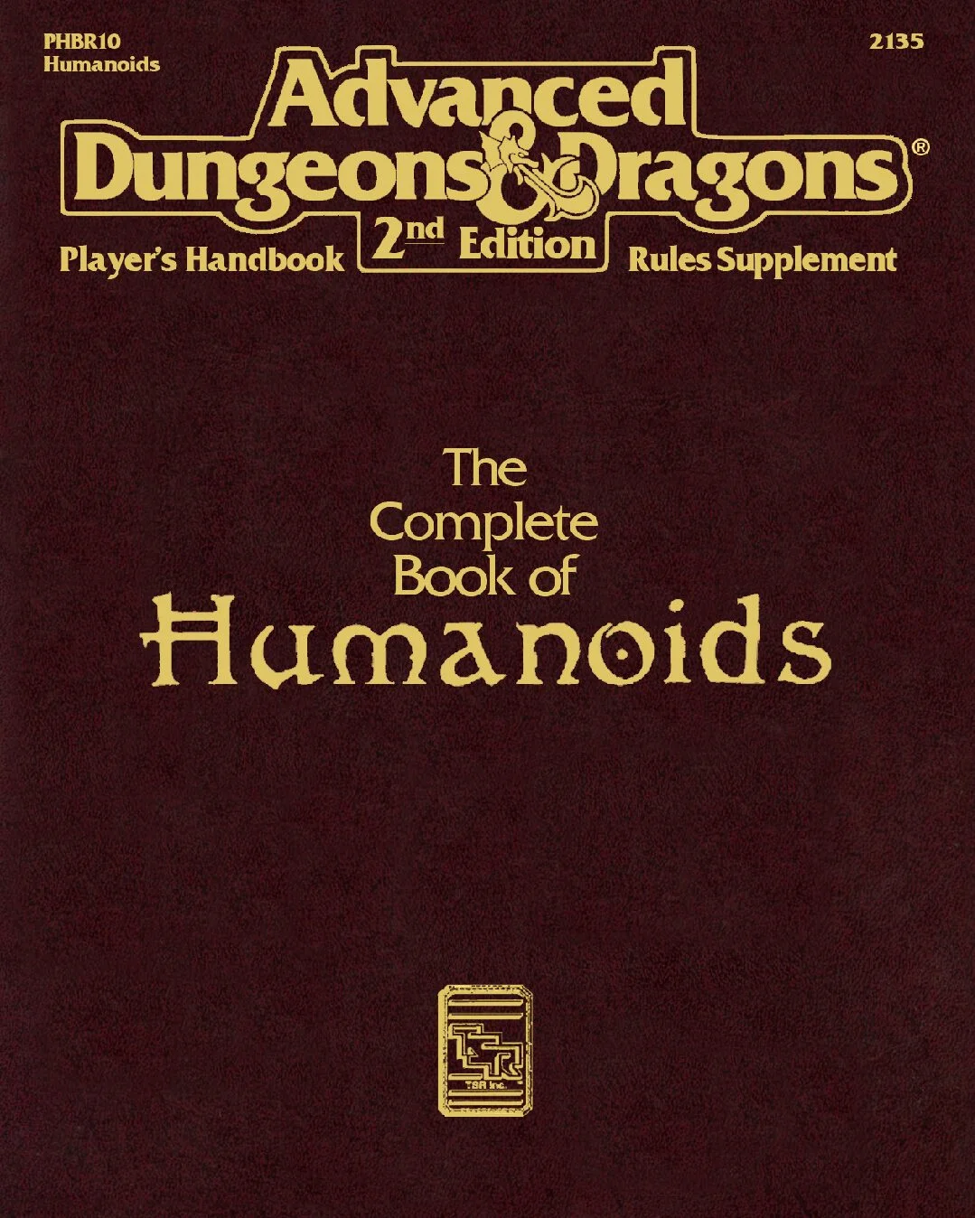 PHBR10 - The Complete Book of Humanoids
