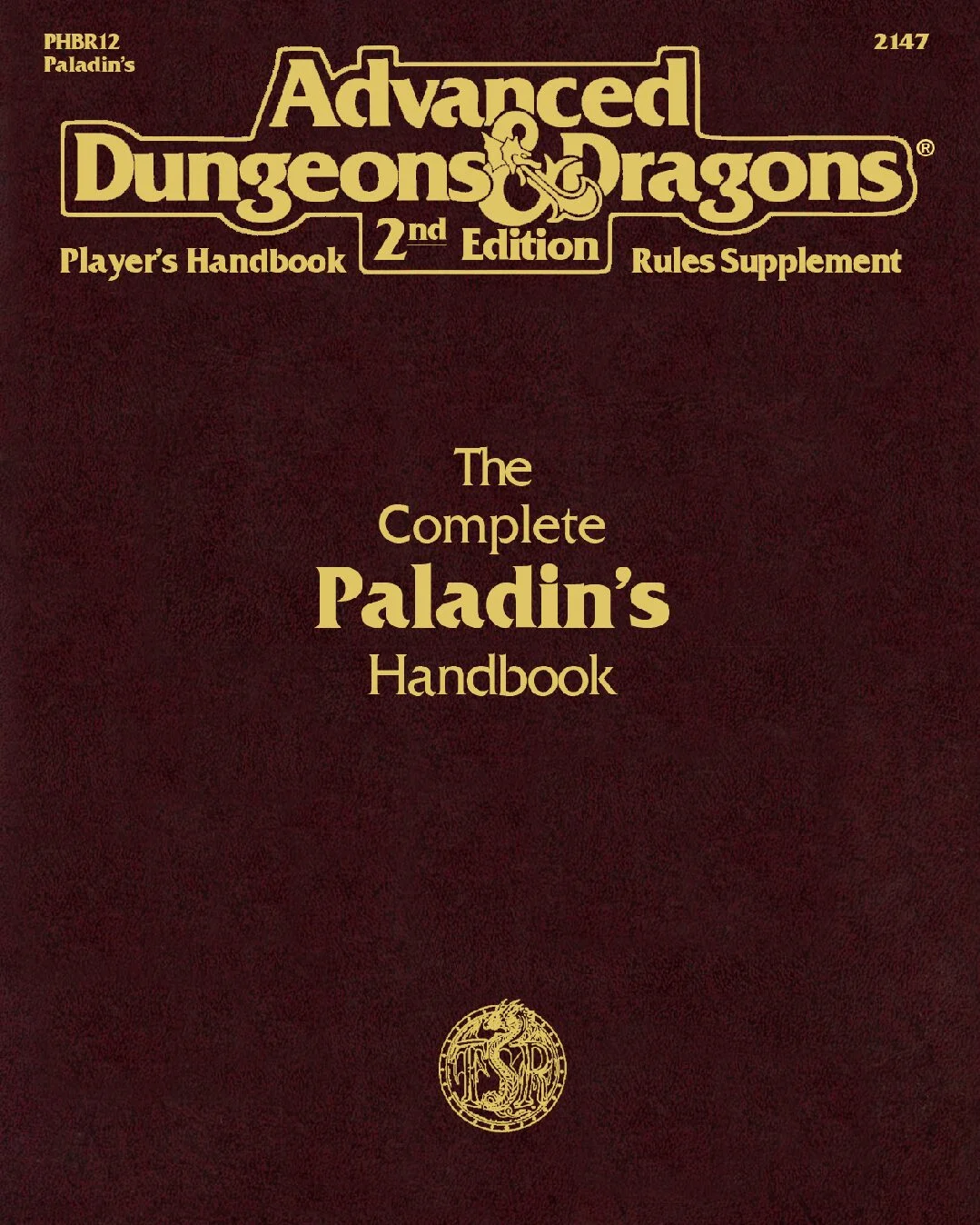 PHBR12 - The Complete Paladin's Handbook