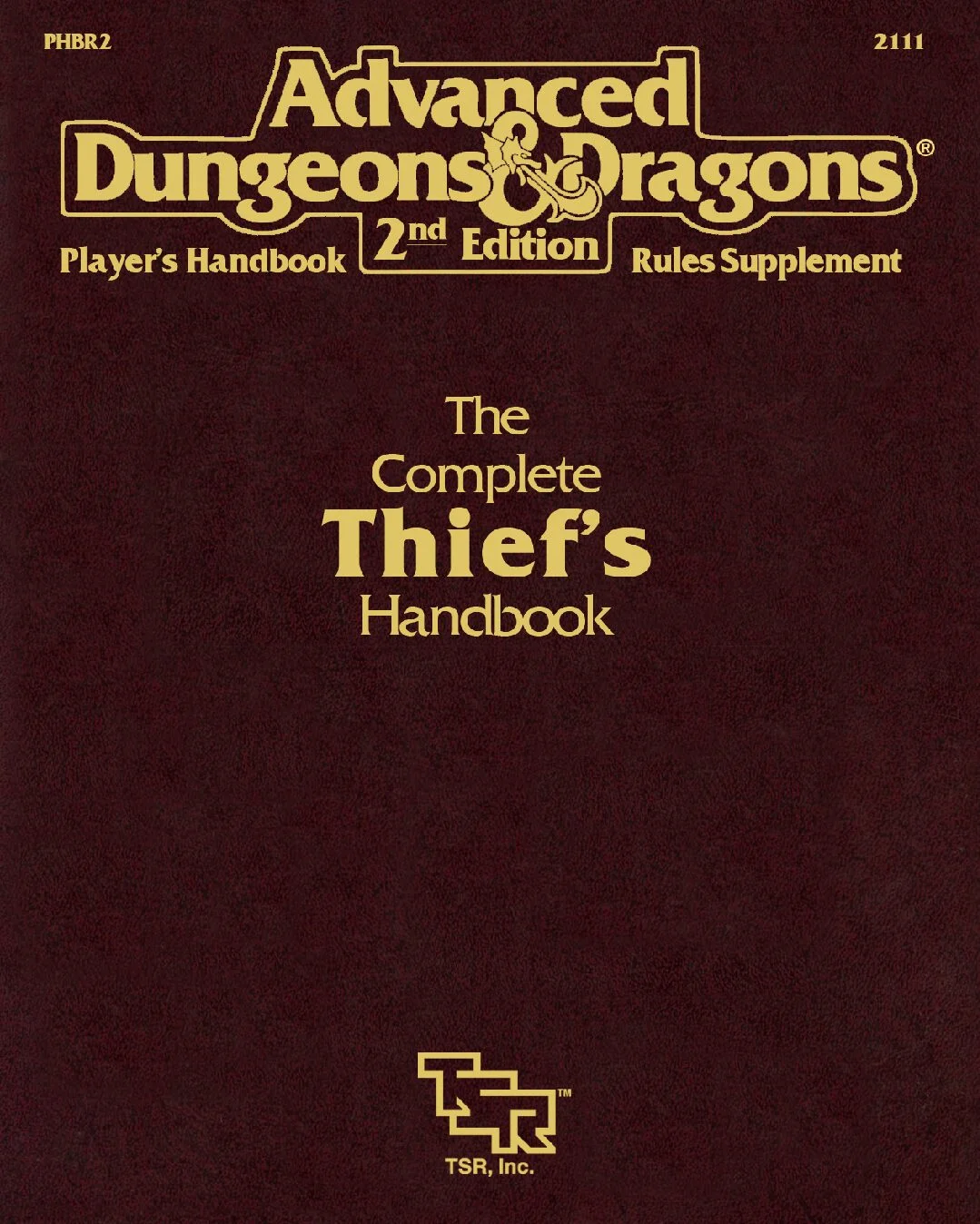 PHBR2 - The Complete Thief's Handbook