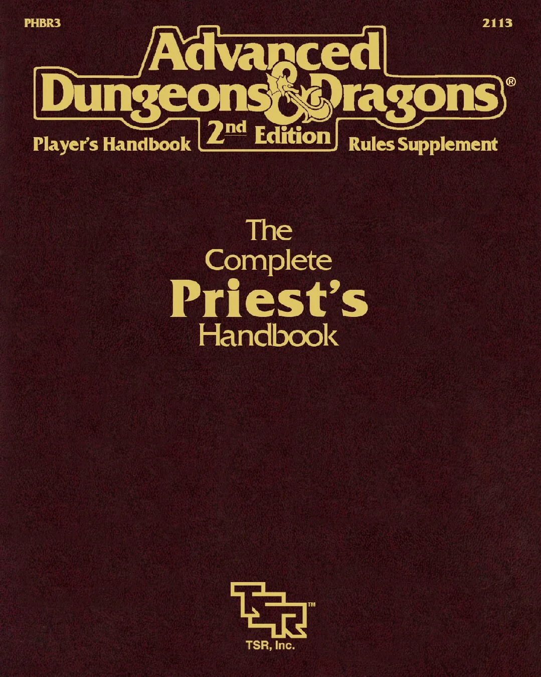 PHBR3 - The Complete Priest's Handbook