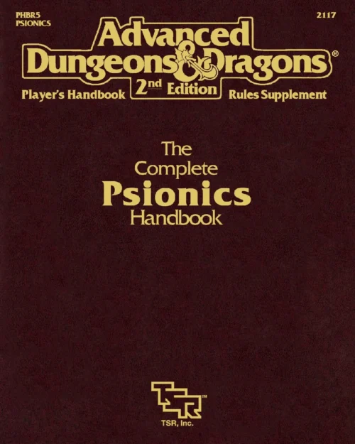 PHBR5 - The Complete Psionics Handbook