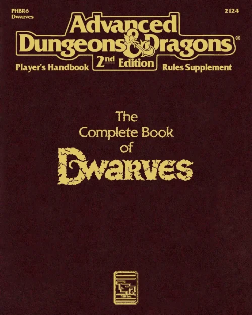 PHBR6 - The Complete Book of Dwarves