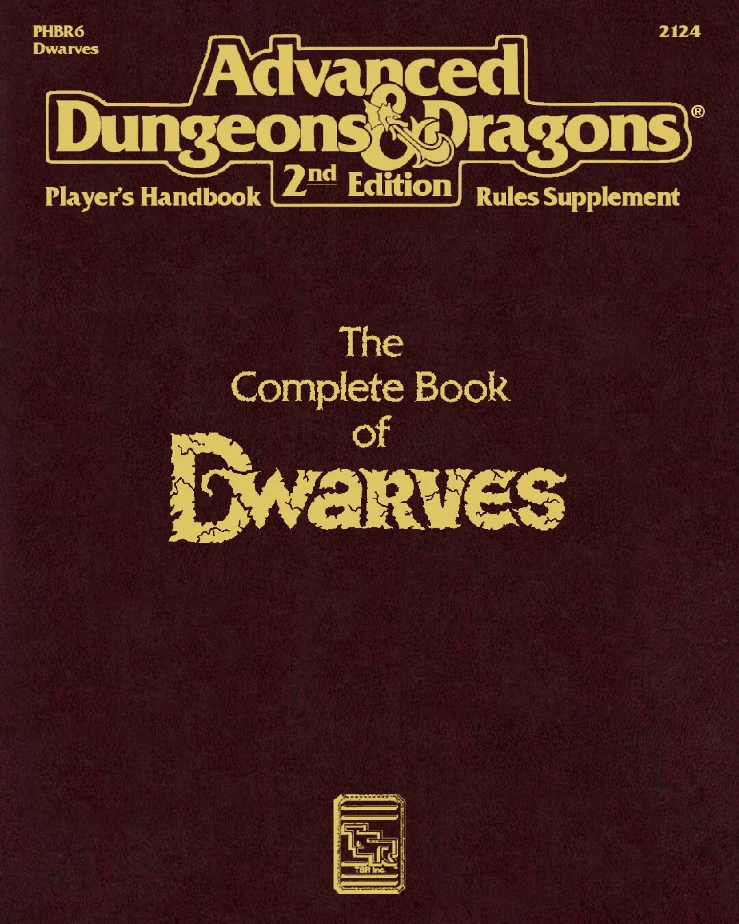 PHBR6 - The Complete Book of Dwarves