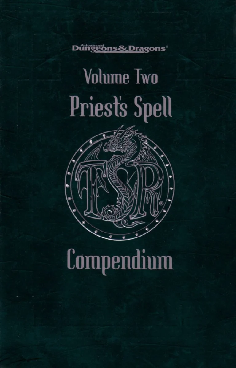 Priest Spell Compendium Volume 2