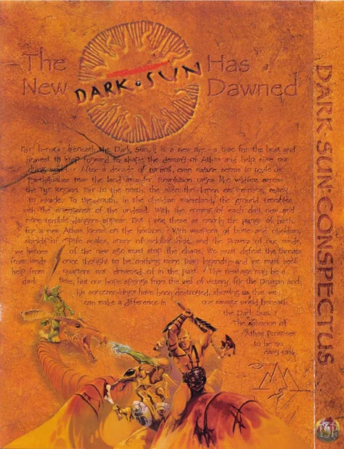 Dark Sun Conspectus