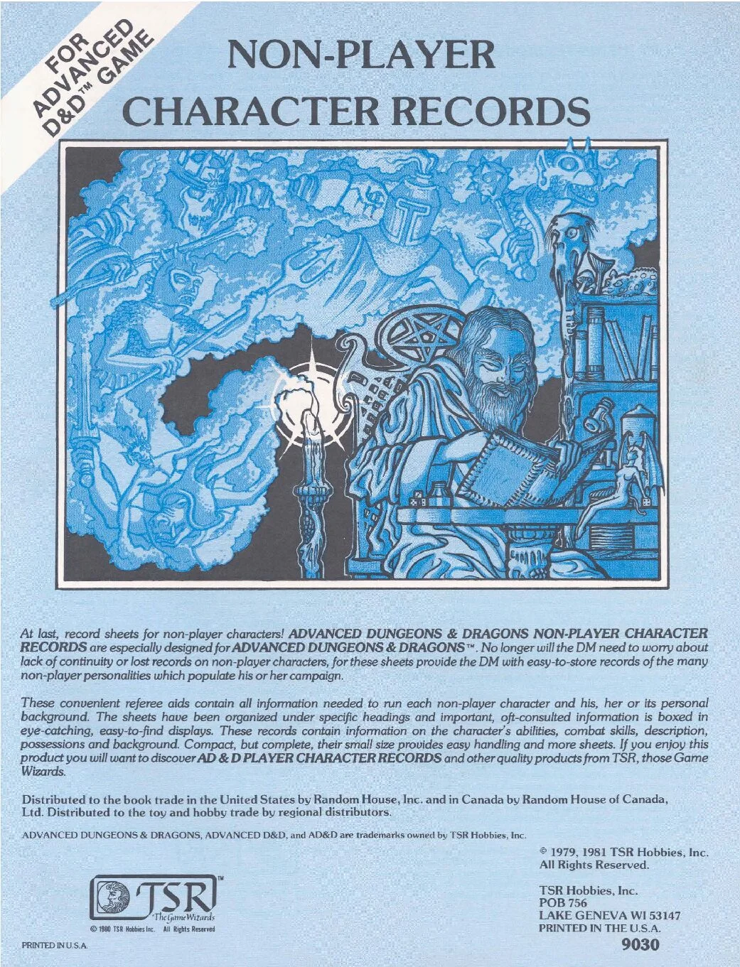 Non-Player Character Records