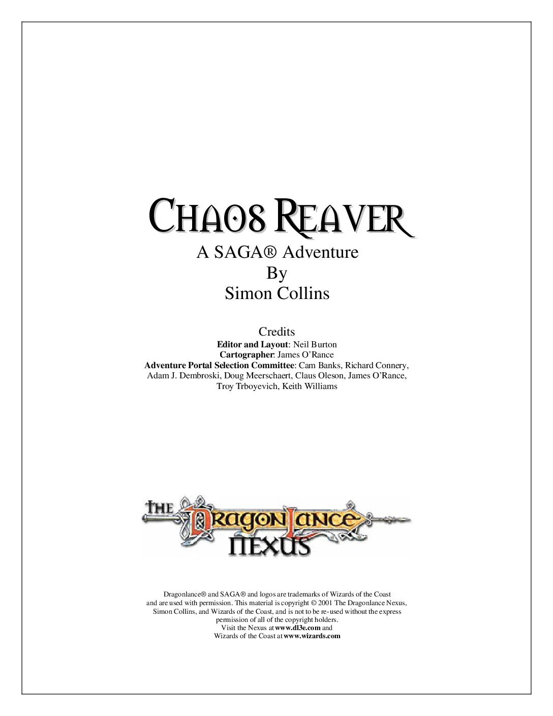 Chaos Reaver