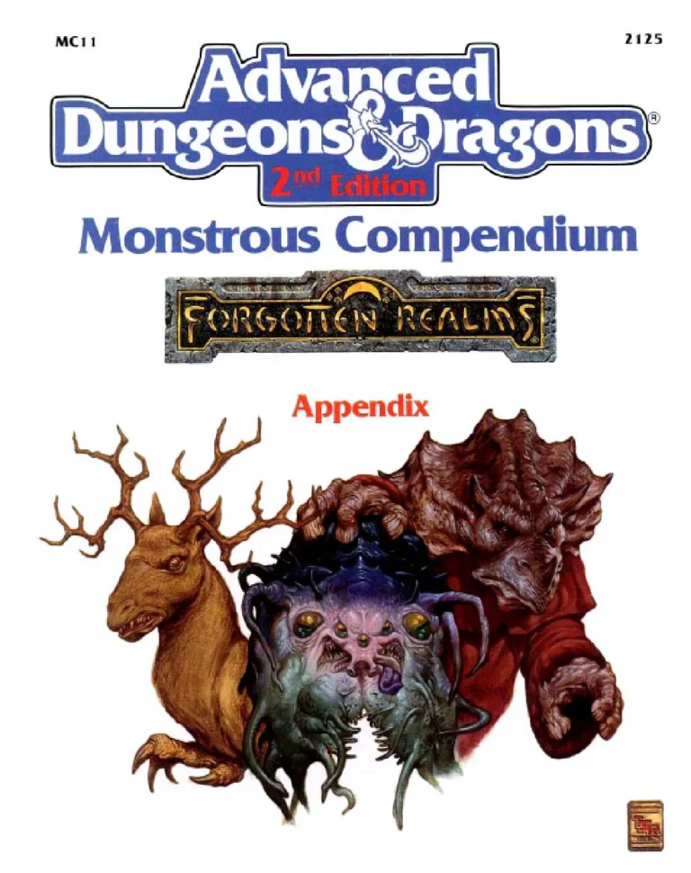 MC11 - Monstrous Compendium - Forgotten Realms Appendix II