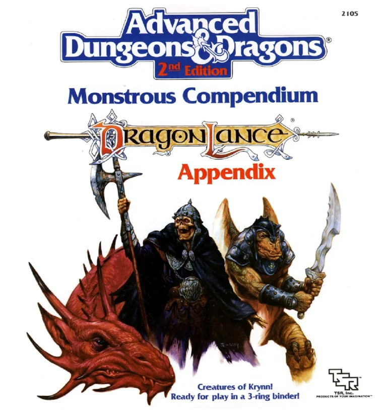 MC4 - Monstrous Compendium - Dragonlance