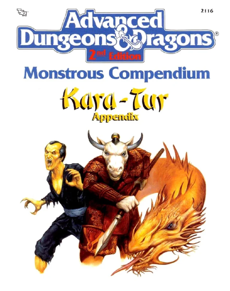 MC6 - Monstrous Compendium - Kara Tur