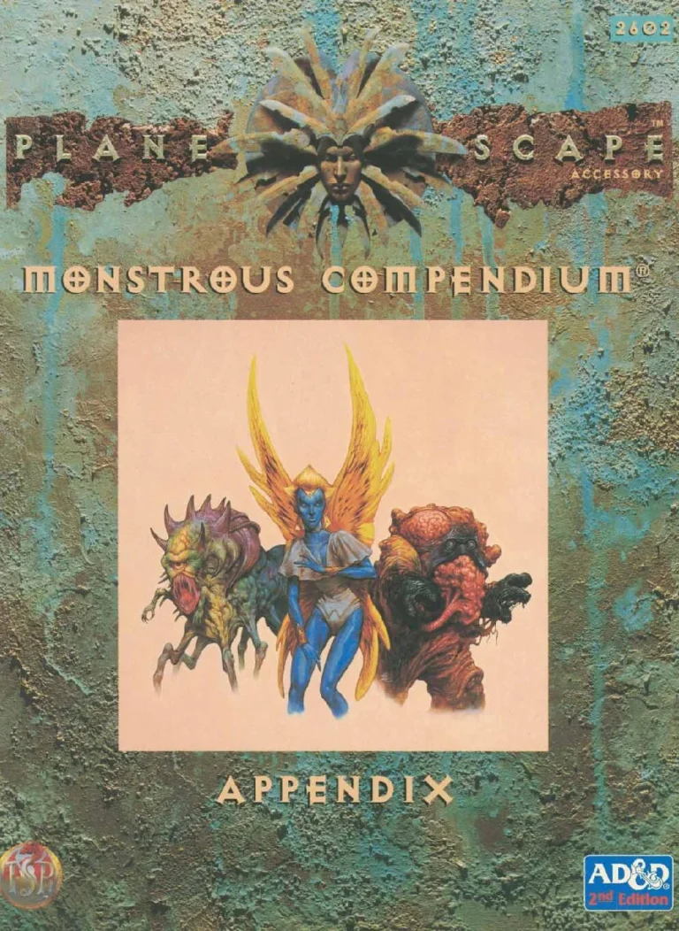 Monstrous Compendium - Planescape Appendix I