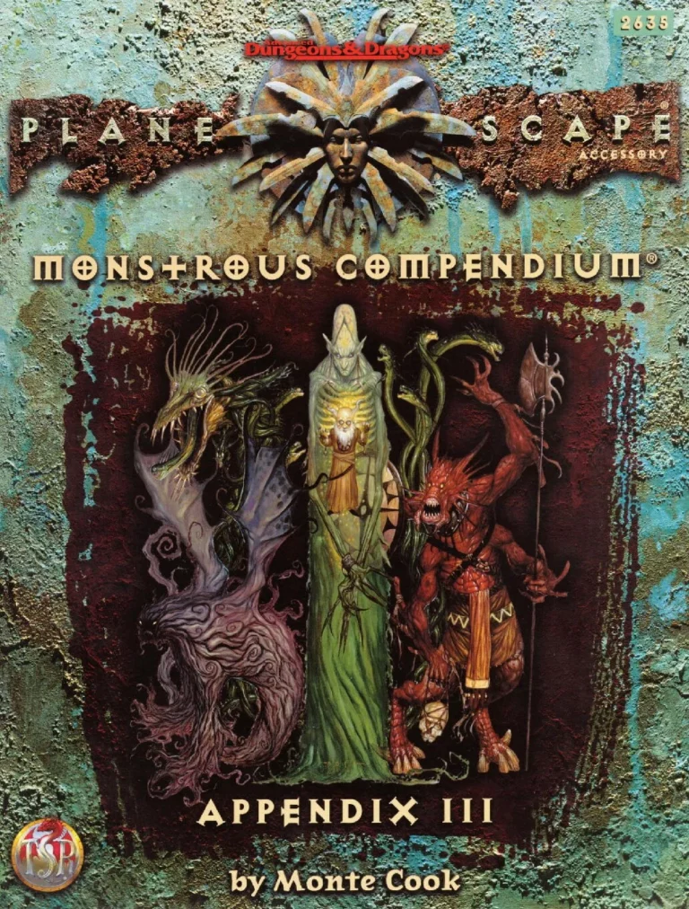 Monstrous Compendium - Planescape Appendix III