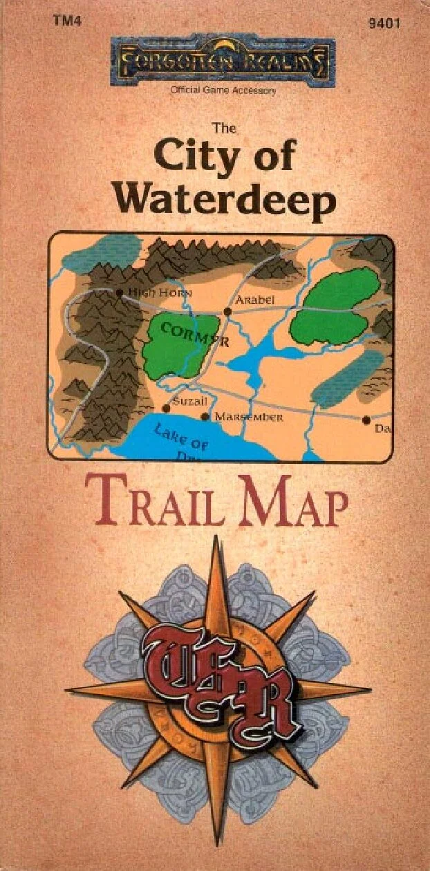TM4 - The City of Waterdeep Trail Map
