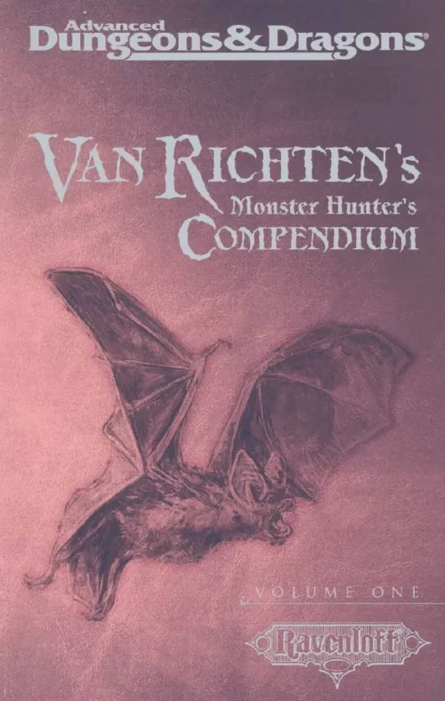 Van Richten's Monster Hunter's Compendium Vol 1