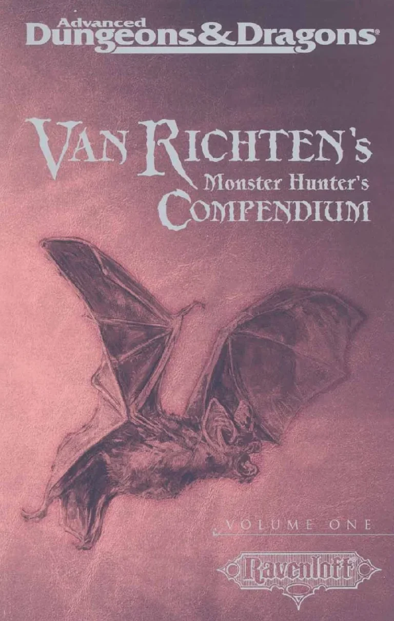 Van Richten's Monster Hunter's Compendium Vol 1