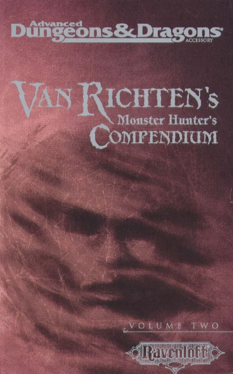 Van Richten's Monster Hunter's Compendium Vol 2