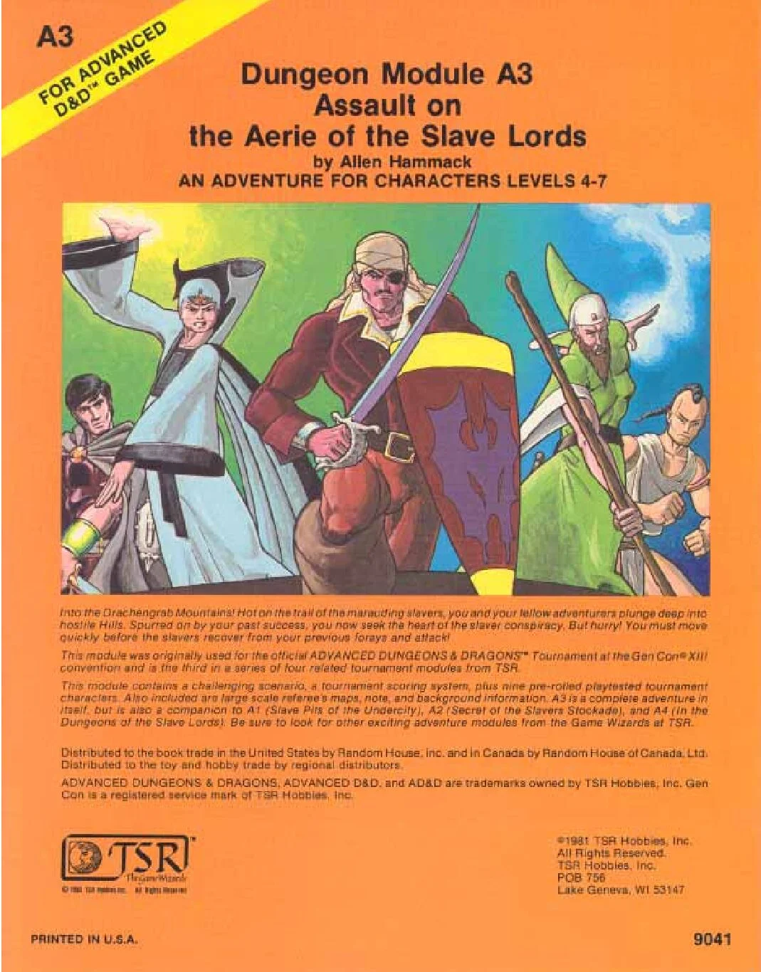 A3 - Assault on the Aerie of the Slave Lords