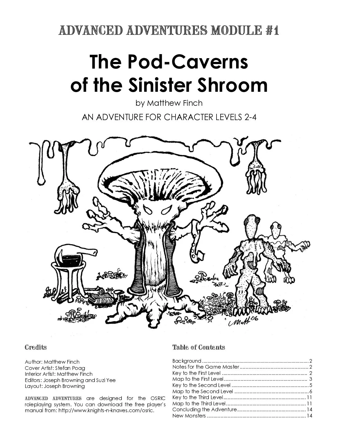 AA1 Pod-Caverns of the Sinister Shroom