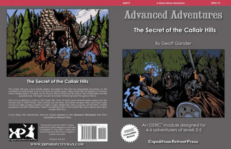 AA19 The Secret of the Callair Hills