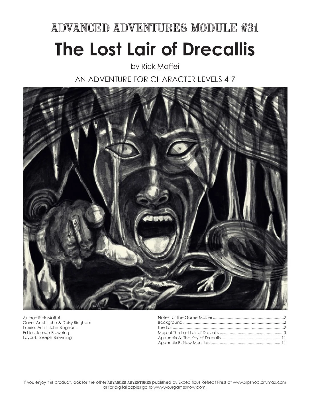 AA31 The Lost lair of Drecallis