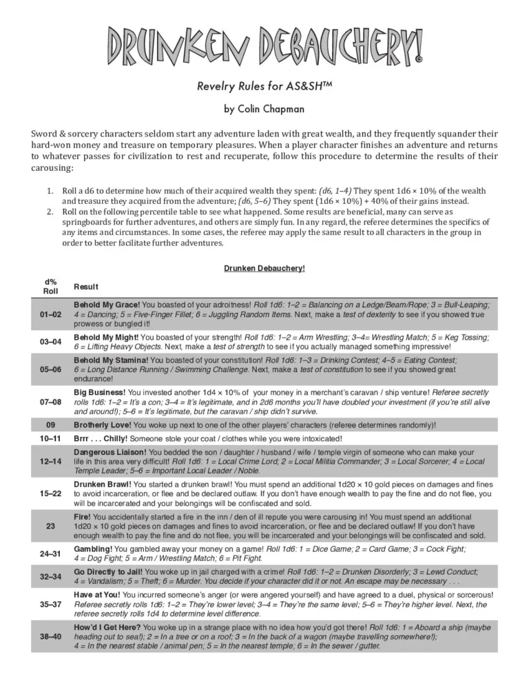 ASSH - DrunkenDebauchery