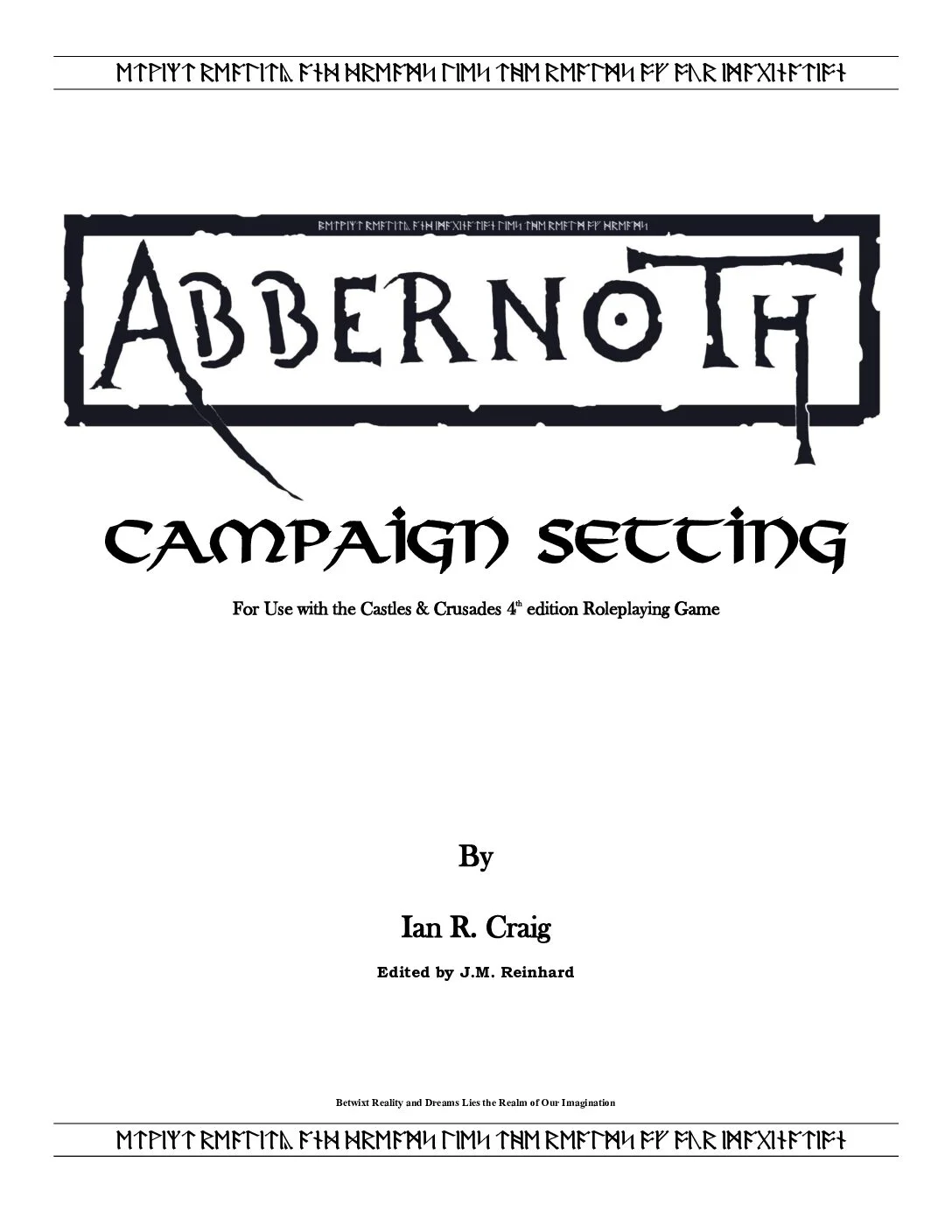 Abbernoth Campaign Setting