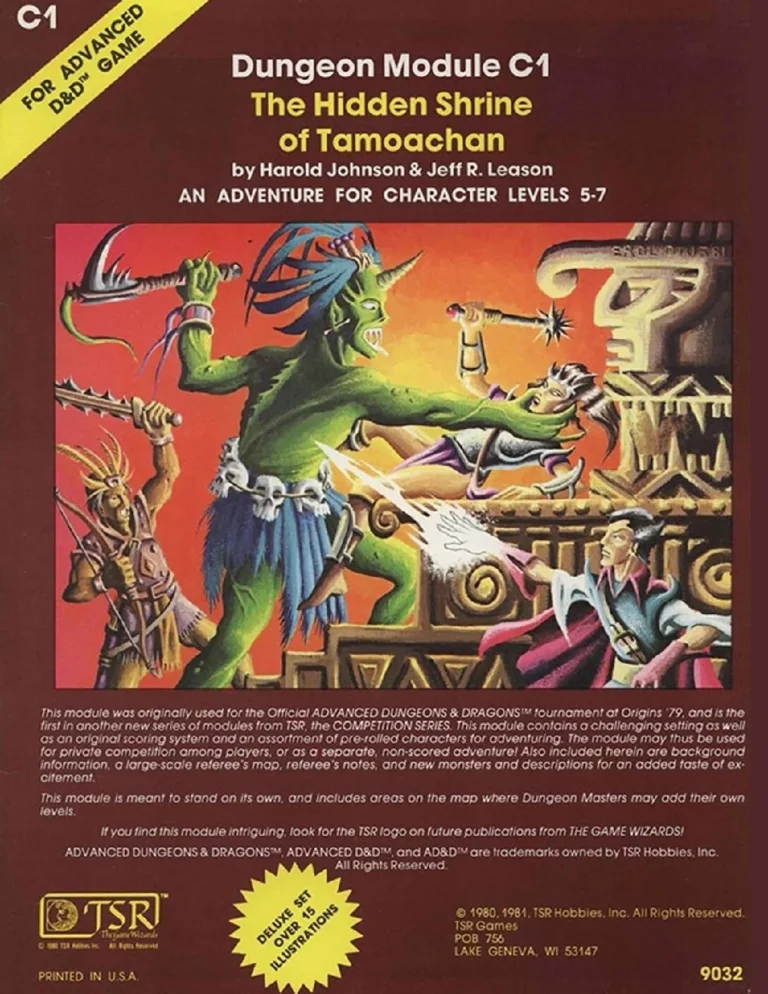 C1 - The Hidden Shrine of Tamoachan (Brown Cover)