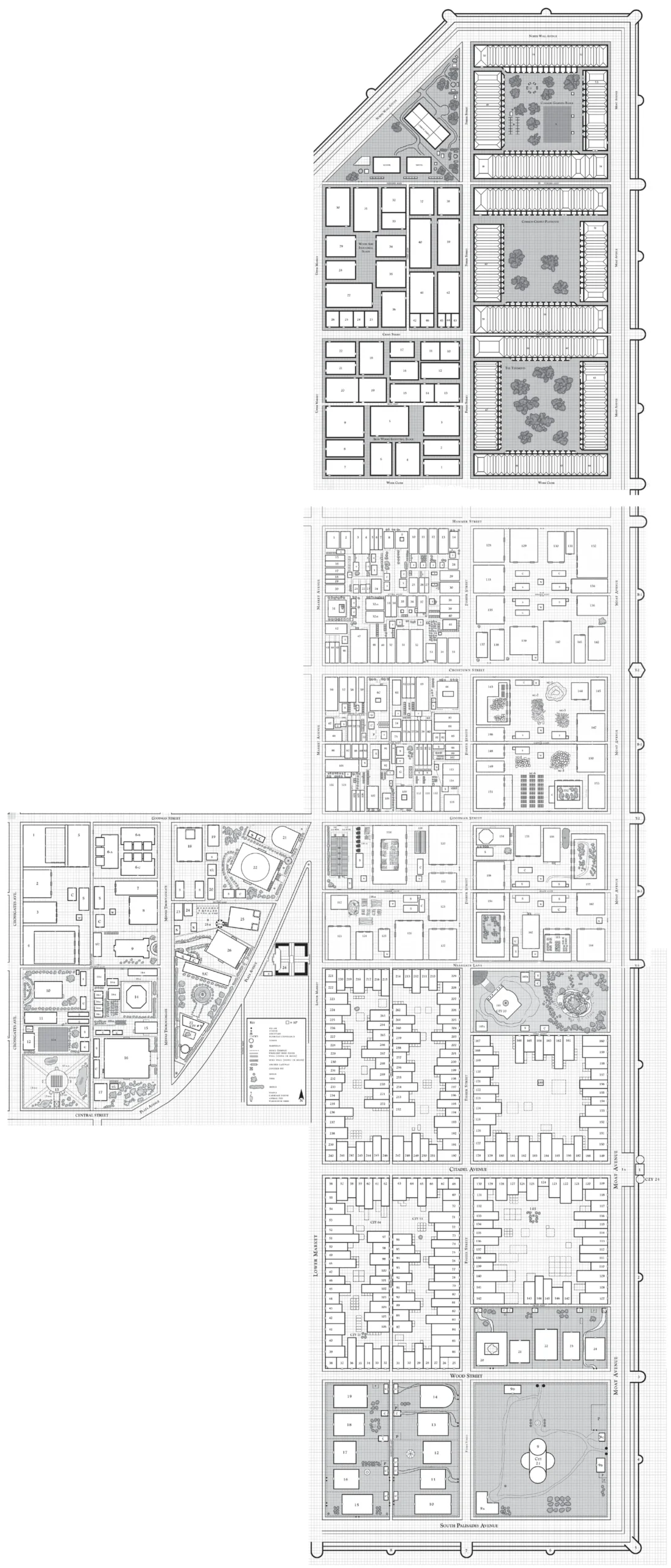 Castle Zagyg - Yggsburgh East End Map