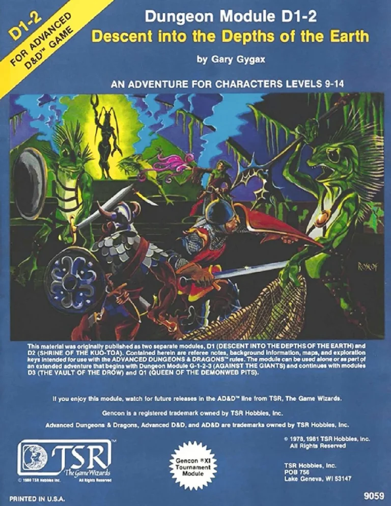 D1-2 - Descent into the Depths of the Earth