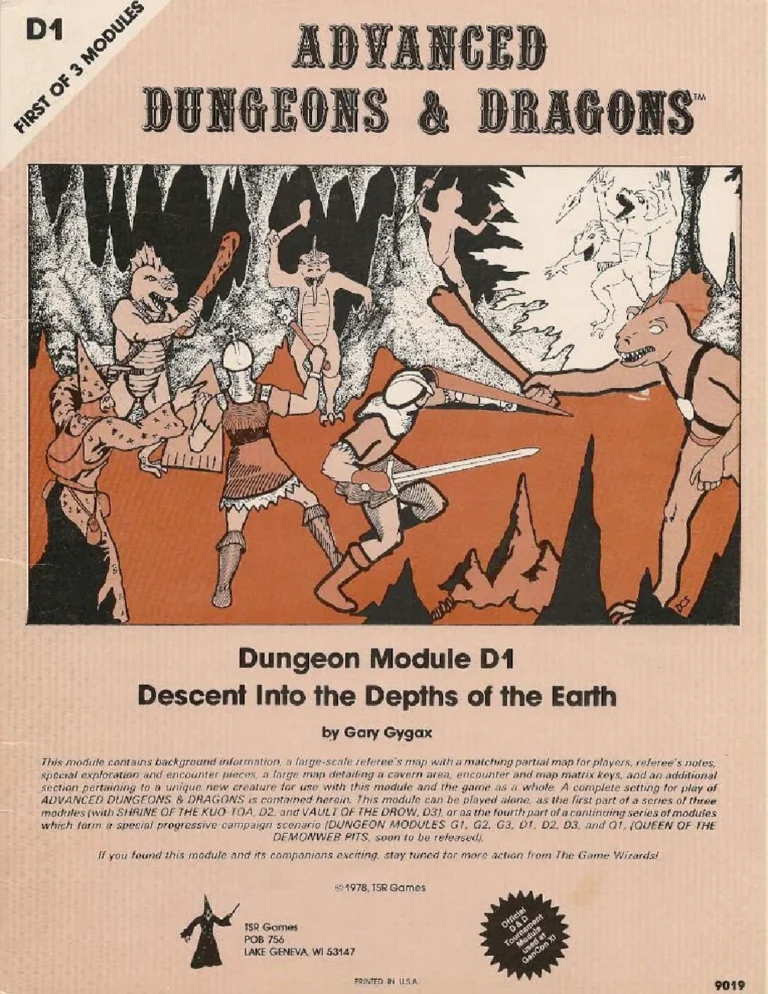 D1 - Descent into the Depths of the Earth
