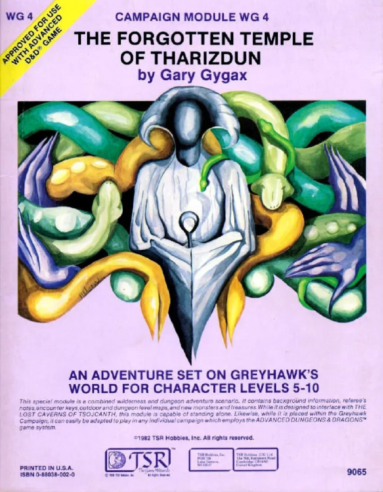 Greyhawk - WG4 - Forgotten Temple of Tharizdun