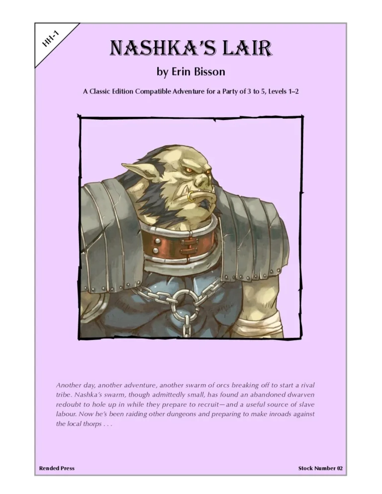 HH-1 - Nashkas Lair
