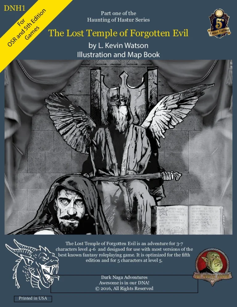 Lost Temple of Forgotten Evil - Illustration Book v2