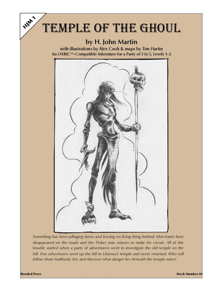 OSRIC - HJM 1 - Temple of the Ghoul