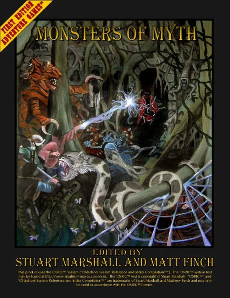 OSRIC - Monsters of Myth