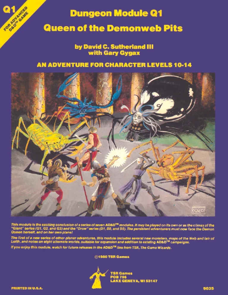 Q1 - Queen of the Demonweb Pits