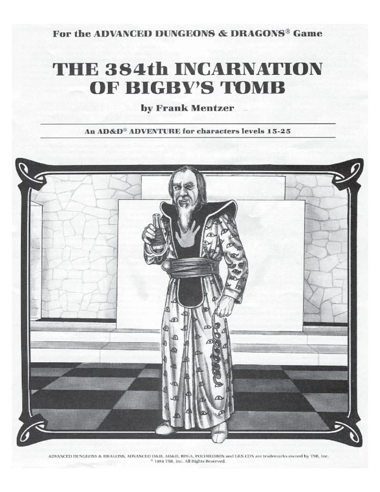 R6 - The 384th Incarnation of Bigby's Tomb