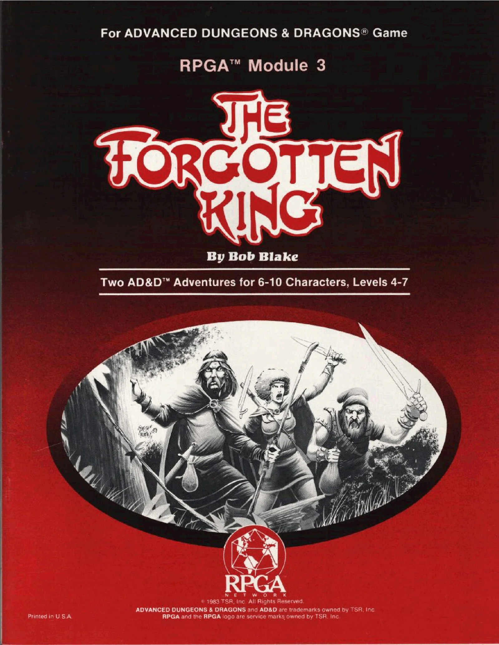 RPGA3 - The Forgotten King