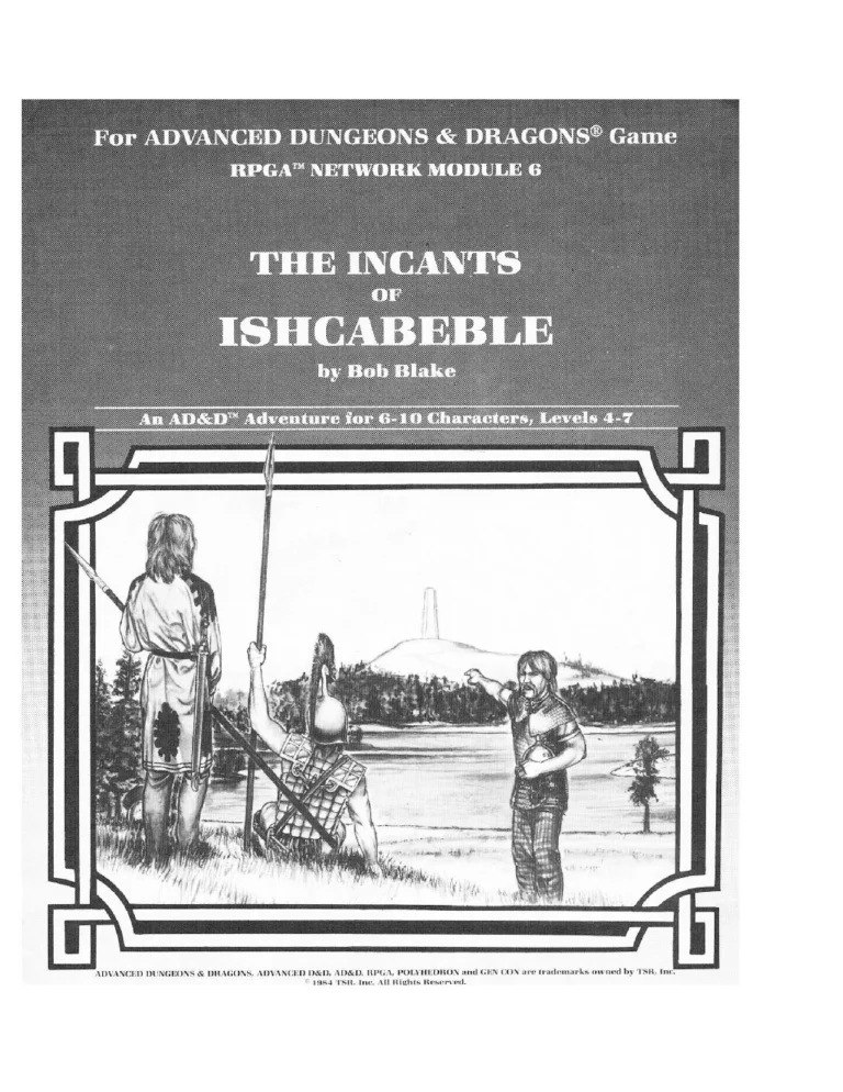 RPGA6 - Incants of Ishcabeble