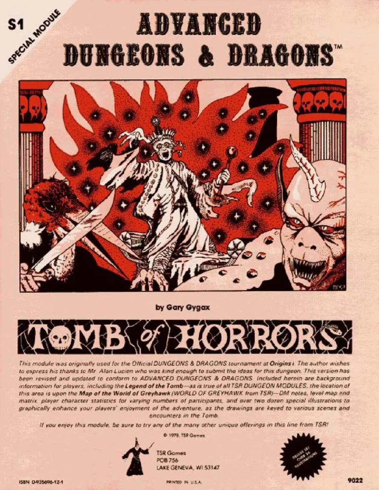 S1 - Tomb of Horrors (Mono Color)