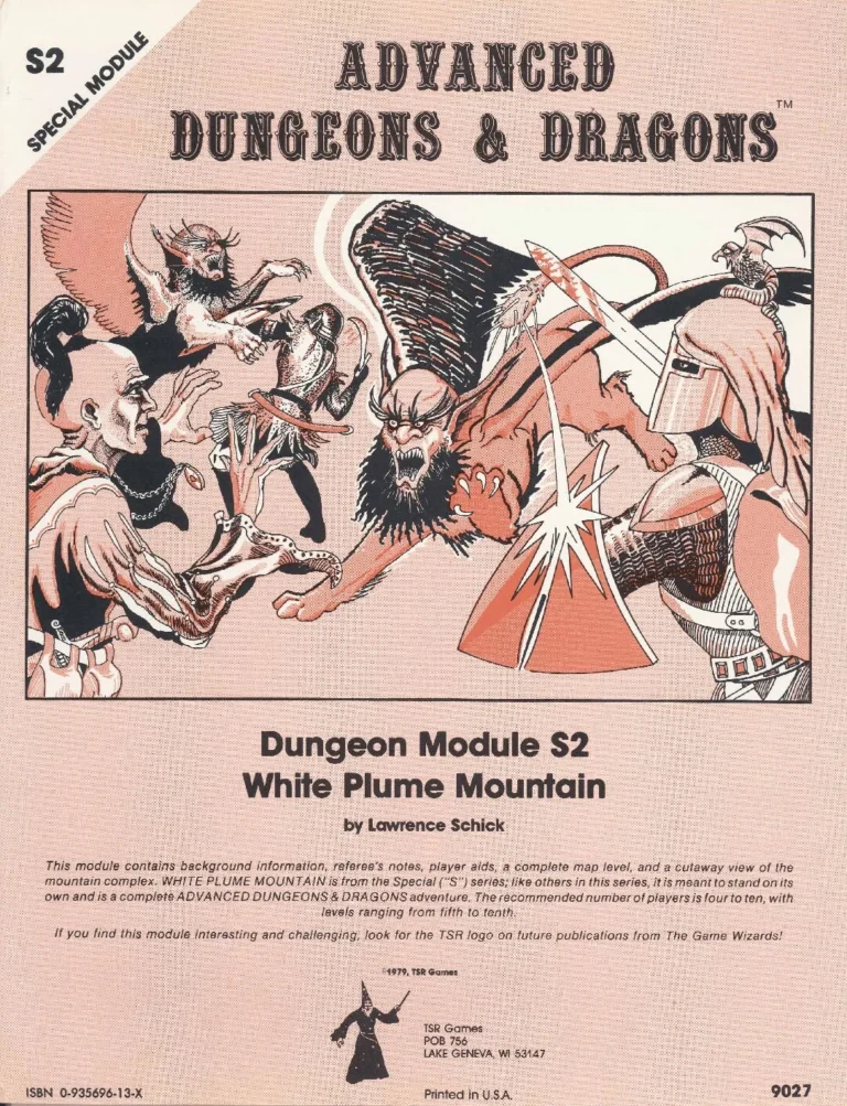 S2 - White Plume Mountain (Mono Cover)