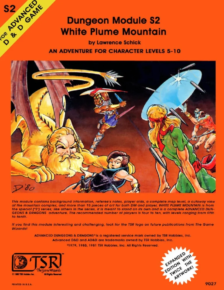 S2 - White Plume Mountain (Orange Cover)