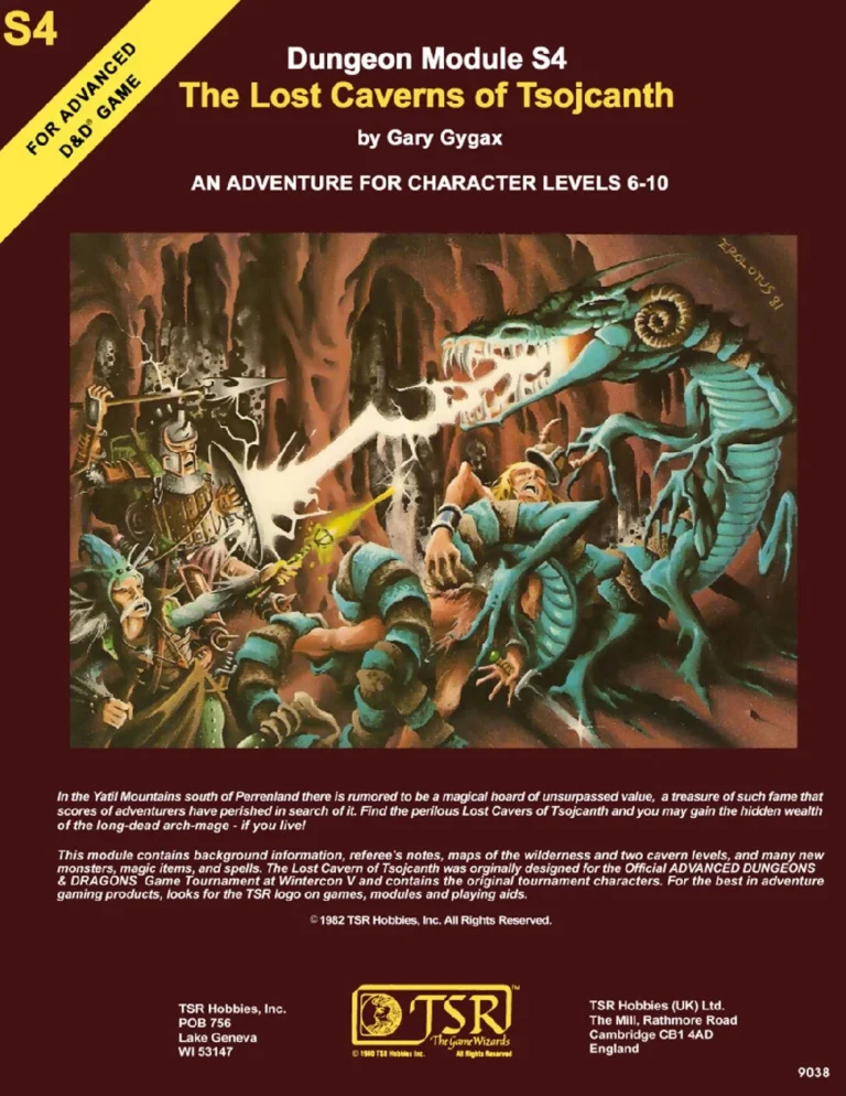 S4 - Lost Caverns of Tsojcanth